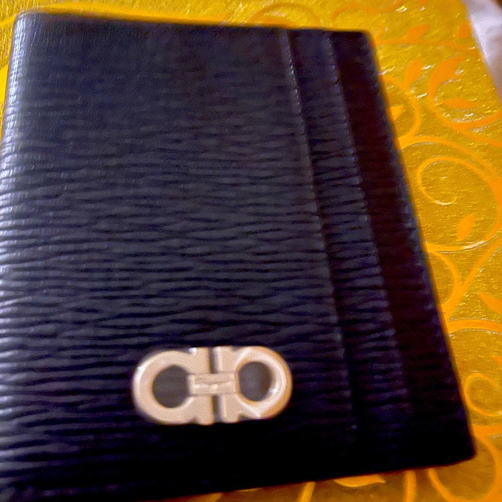 Black 8 card holder wallet Salvatore Farragamo